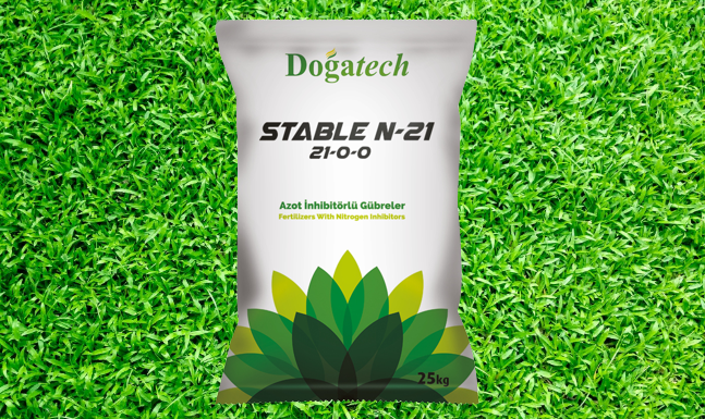 DOĞATECH STABLE N-21 25 kg Çim Coşturan Gübresi(Yavaş Salınımlı)Akıllı Gübre