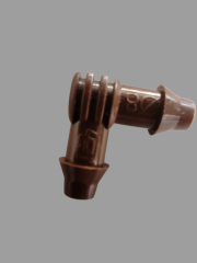 8 mm Kahverengi Damla Sulama İçten Geçmeli Bağlantı Dirsek (10 adet)