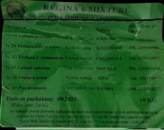 REGİNA 6 MİX İTHAL ÇİM TOHUMU-%15 Poa İçerikli Özel Üretim 10 kg