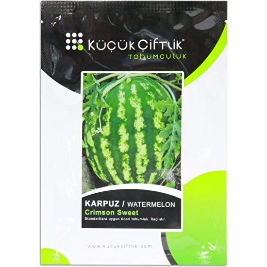 KÜÇÜK ÇİFTLİK KARPUZ CRİMSON SWEET TOHUMU 10 GR