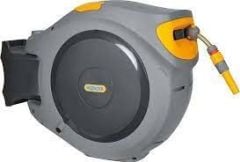 Hozelock Duvara Monte 40 m Hortumlu Otomatik Geri Sarmalı Hortum Toplama Makara Seti