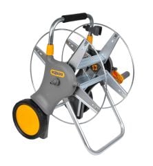 Hozelock 2460H 90 m Kapasiteli Tekerlekli Metal Hortum Toplama Sarma Arabası