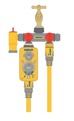 Hozelock 2250H Çift Yönlü, Musluklu, Vanalı Musluk Bağlantısı 1/2″ – 3/4″