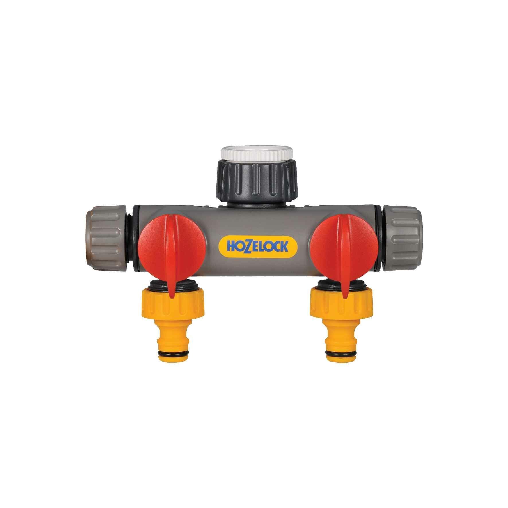 Hozelock 2252H Çift Yönlü Vanalı Musluk Bağlantısı 1/2″ – 3/4″