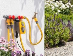 Hozelock 2150H Dörtlü (4'lü) Vanalı Su Musluk Dağıtıcı Adaptörü