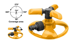 İNGCO Plastik 3 Kollu Yağmurlama Fıskiyesi
