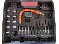 HAKTAŞ 24V 5 MaH LI-ON ÇİFT AKÜ 28 PARÇA MATKAP