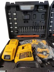 HAKTAŞ 24V 5 MaH LI-ON ÇİFT AKÜ 28 PARÇA MATKAP