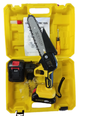 HAKTAŞ HKT407 AKÜLÜ ZİNCİRLİ AĞAÇ KESME TESTERESİ 2 ADET Lityum Akü BUDAMA TESTERESİ Şömine-Mangal-Soba