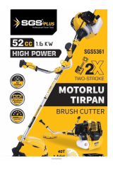 SGS MOTORLU TIRPAN 52CC 1,6 KW HIGH POWER