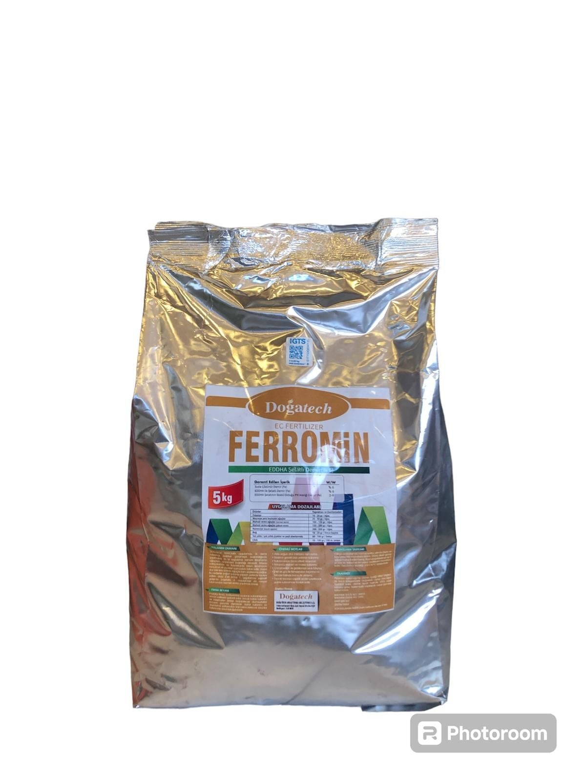Doğatech Ferromin 5Kg EDDHA ŞELATLI DEMİR