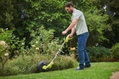 Ryobi RLT6130 Çim Biçme Makinesi, 600 W, Hyper Green, 30 cm