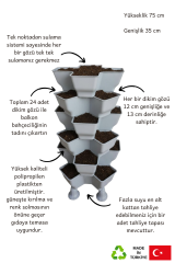 Yonca® Sabit (6 Kat) Bahçe Kulesi