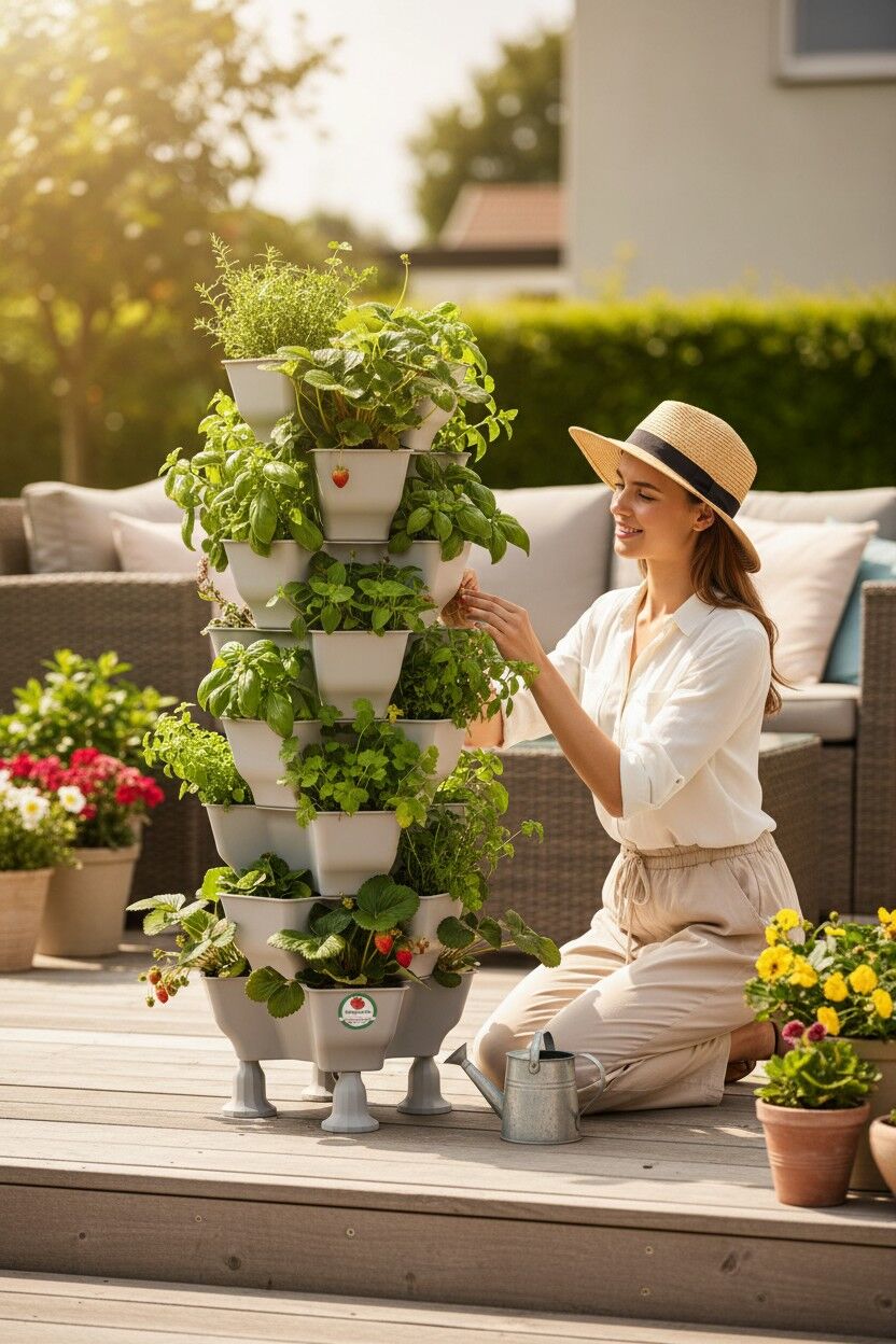 Yonca® Sabit (8 Kat) Bahçe Kulesi(Kopya)