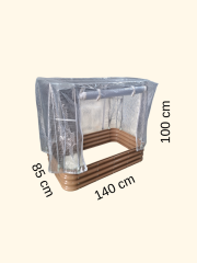 Modüler Yükseltilmiş Bahçe Yatağı No:7 Seralı