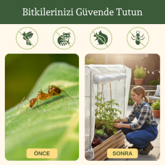 Modüler Yükseltilmiş Bahçe Yatağı No:7 Seralı