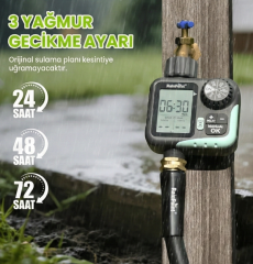RainPoint ITV117 Mini Dijital 1 Çıkışlı Debimetreli  Su Zamanlayıcısı