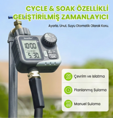 RainPoint ITV117 Mini Dijital 1 Çıkışlı Debimetreli  Su Zamanlayıcısı